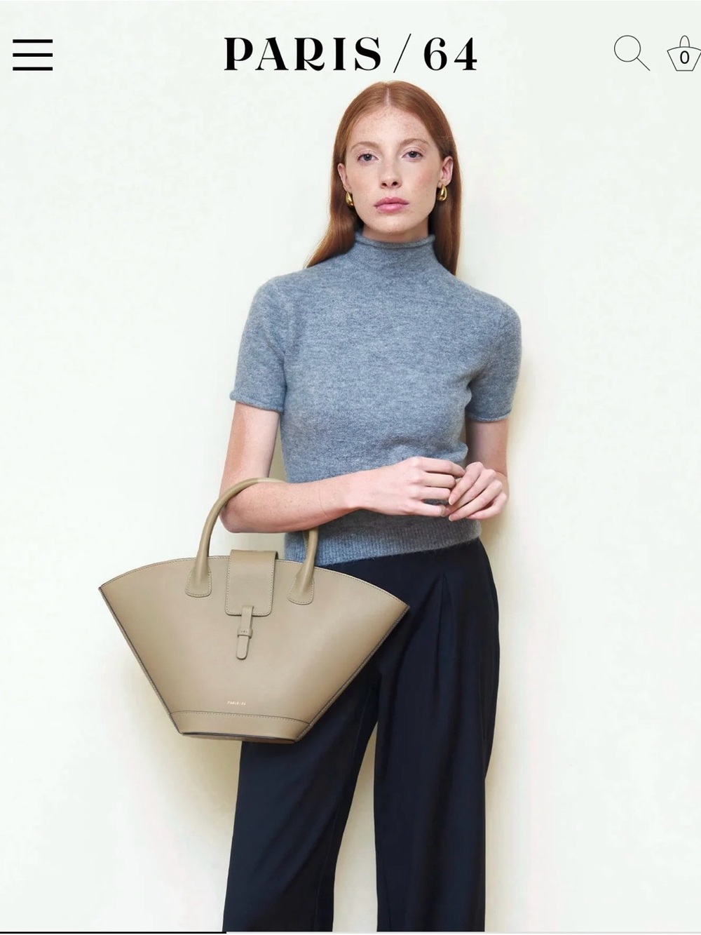 NWT PARIS/64 Lumiere Taupe
